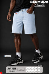 bermuda danilo azul claro hombre