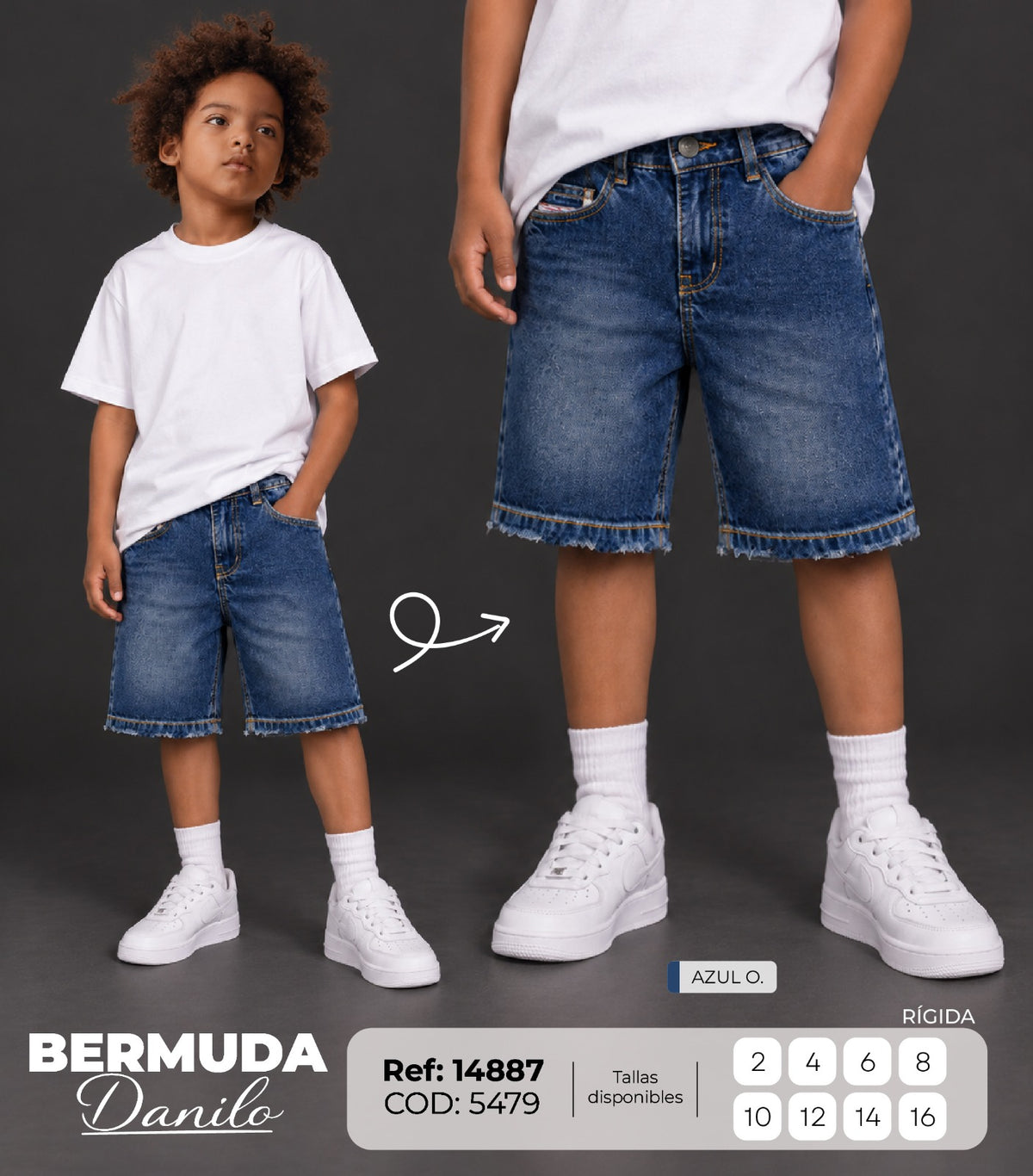 bermuda danilo azul o niño
