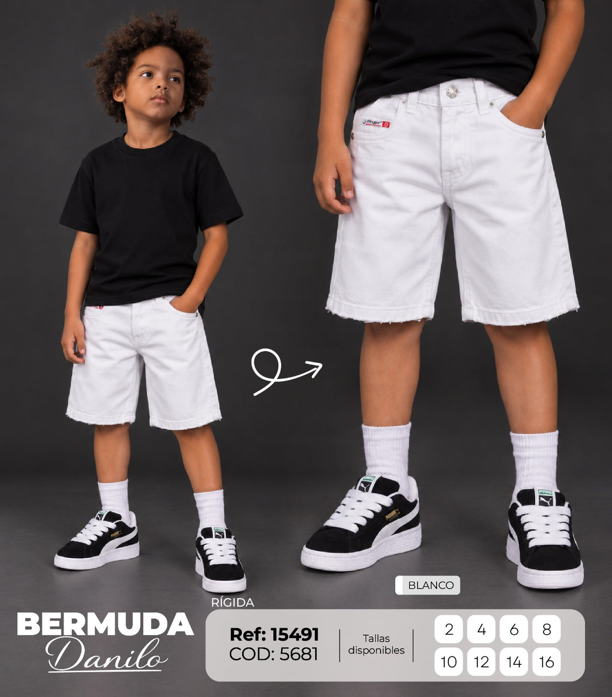 bermuda danilo blanco niño