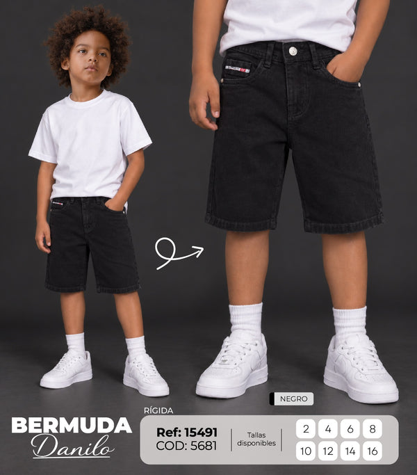 bermuda danilo negro niño