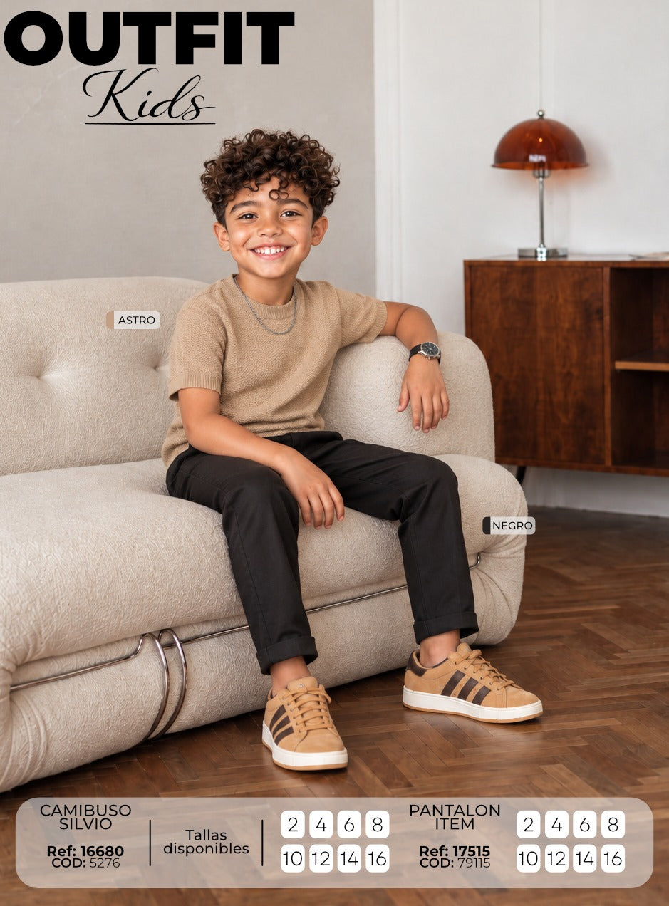 Outfit niño silvio astro old money