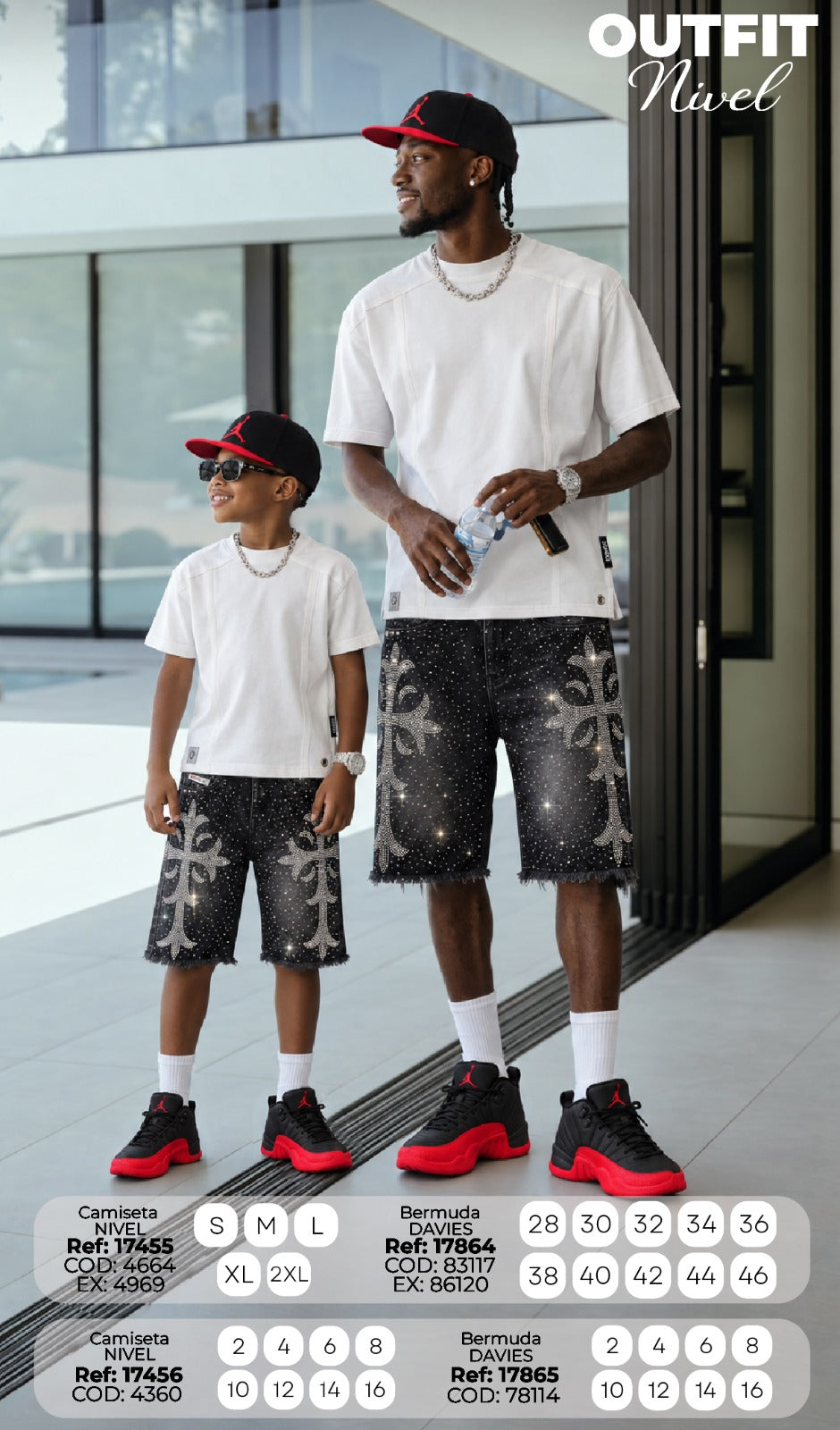outfit padre e hijo nivel