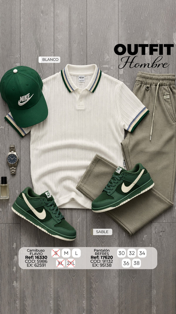 outfit flavio blanco hombre