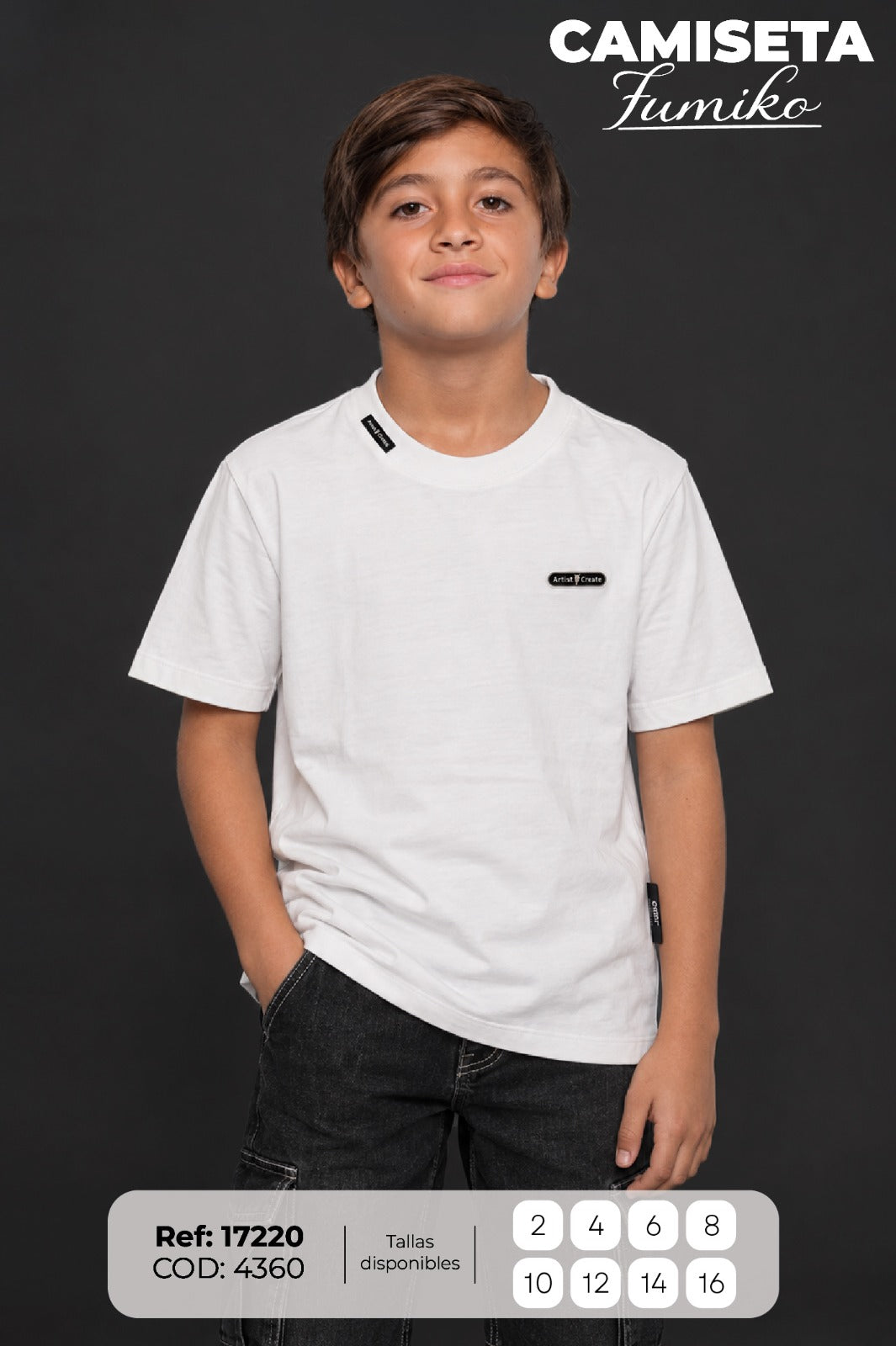camiseta fumiko niño