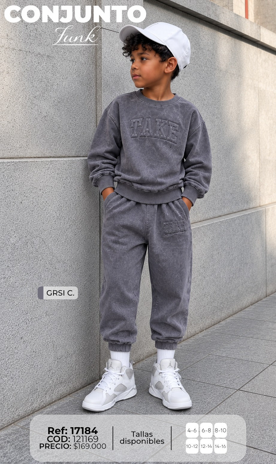 total look funk niño