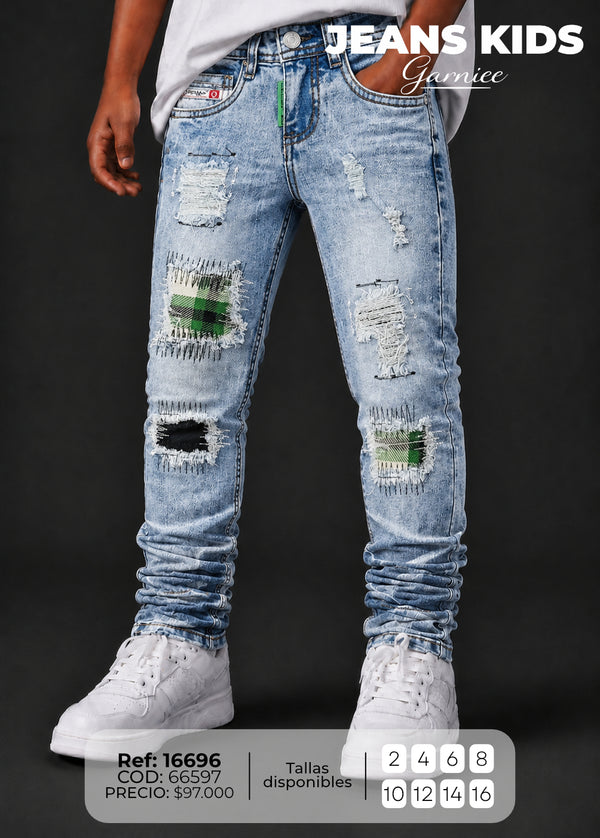 Jean regular Garniee niño