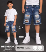 bermuda giorgio azul o niño