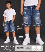 bermuda harry azul o niño