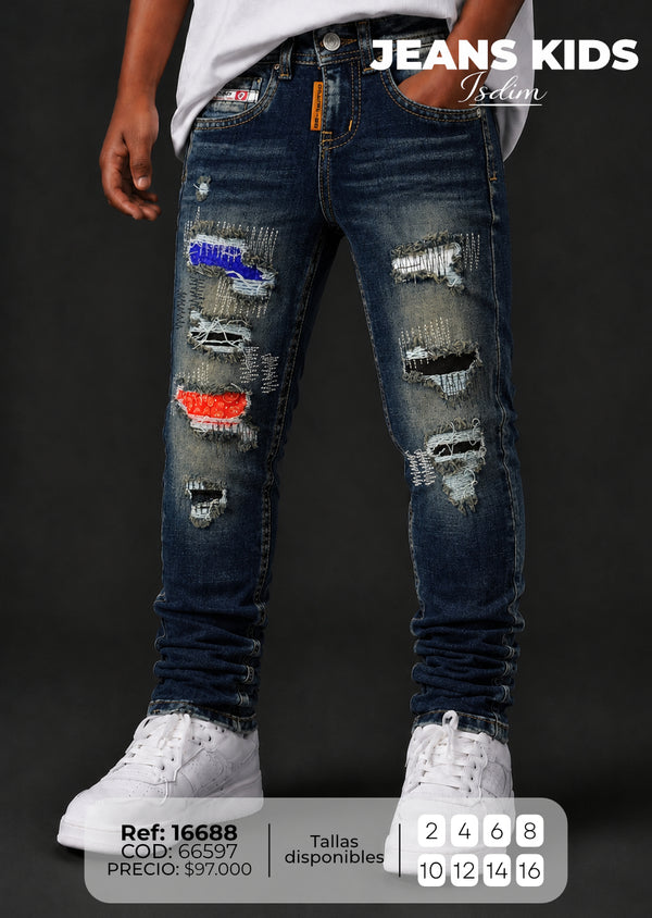 Jean regular Isdim niño