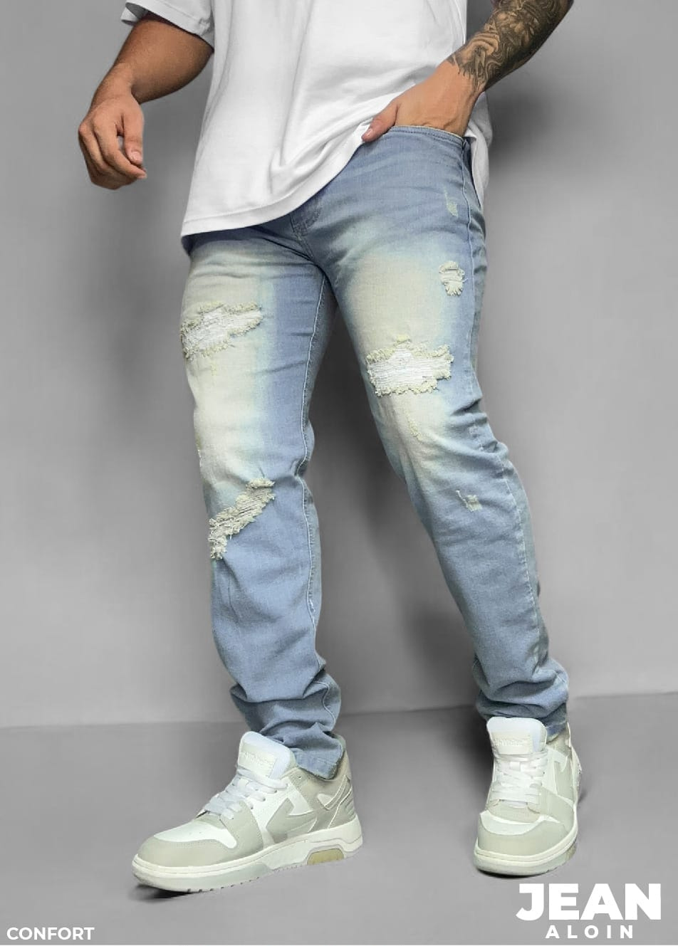 Jeans aloin hombre