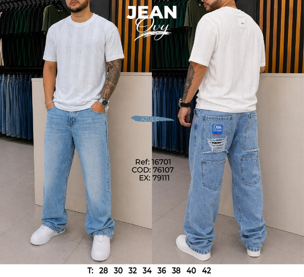 jean baggy ovy azul c hombre
