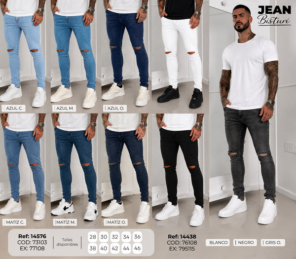 jean bisturi collage hombre