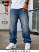 jean baggy brooks azul o hombre