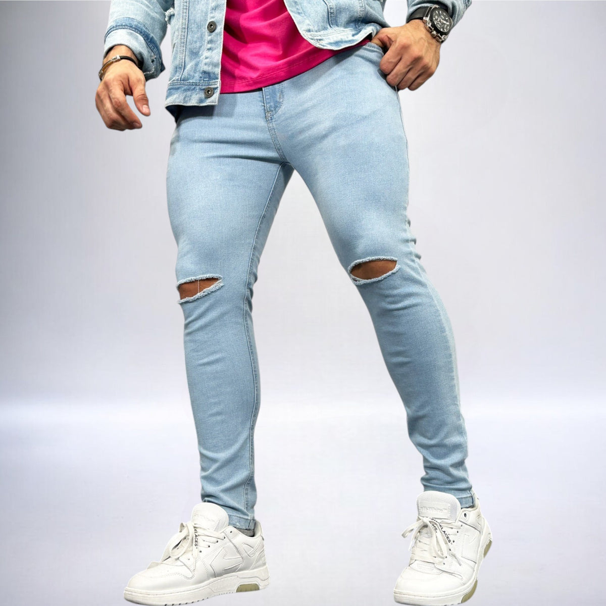 Jeans bisturi hombre