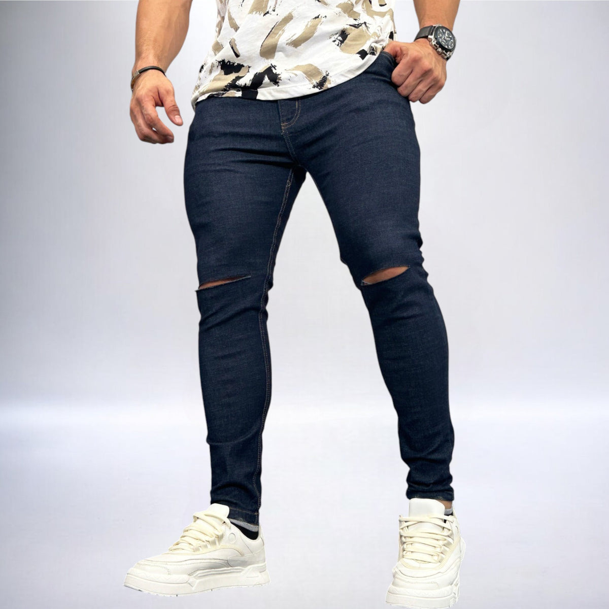 Jeans bisturi hombre