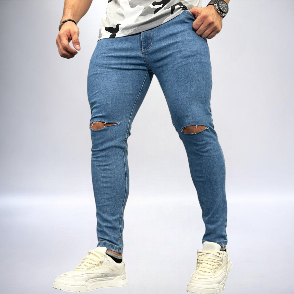 Jeans bisturi hombre