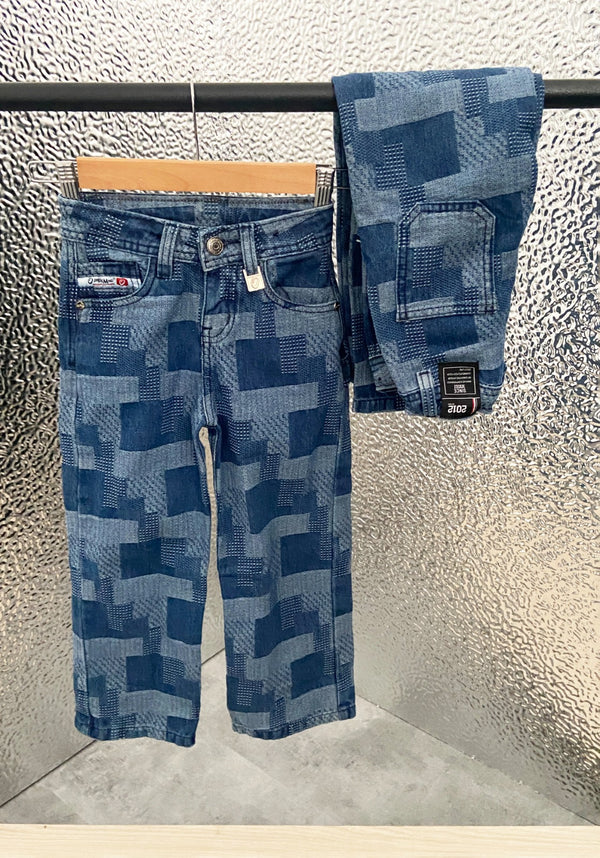 Jeans cuadrilu niño