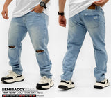 jean semibaggy hombre