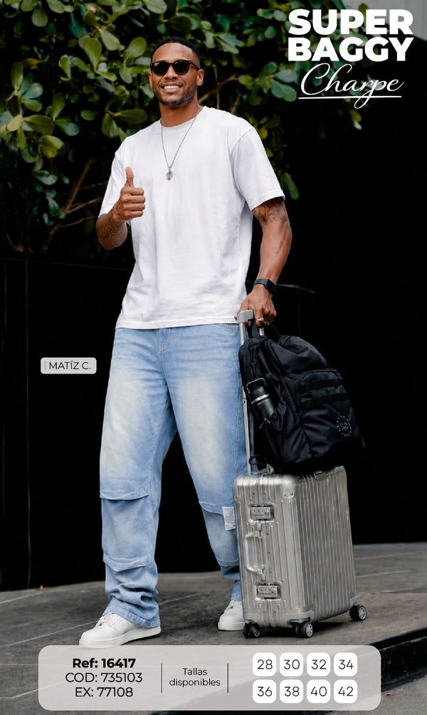 jean baggy charpe matiz c hombre