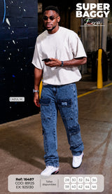 jean baggy ezra azul m hombre