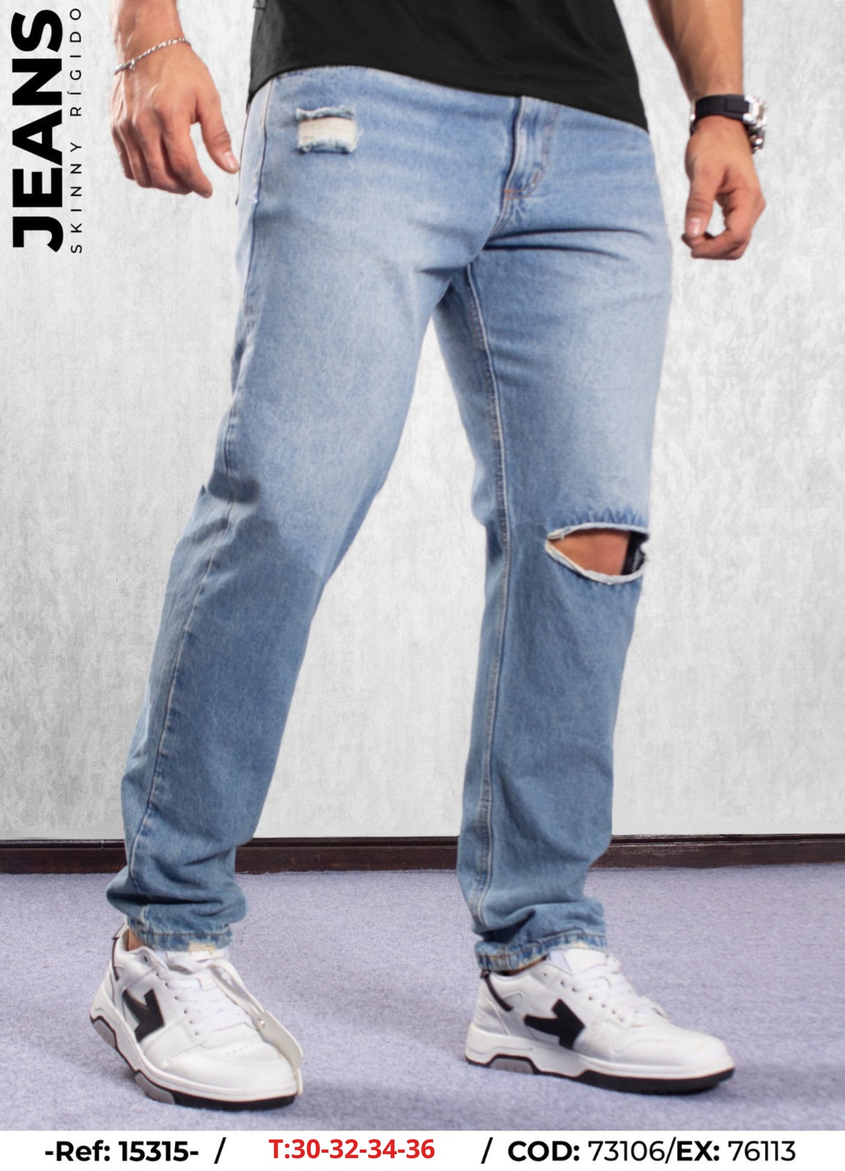 jean super skinny hombre