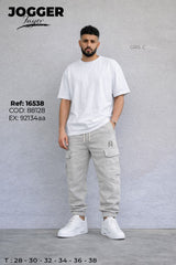 Jogger Fayer Gris Claro Hombre