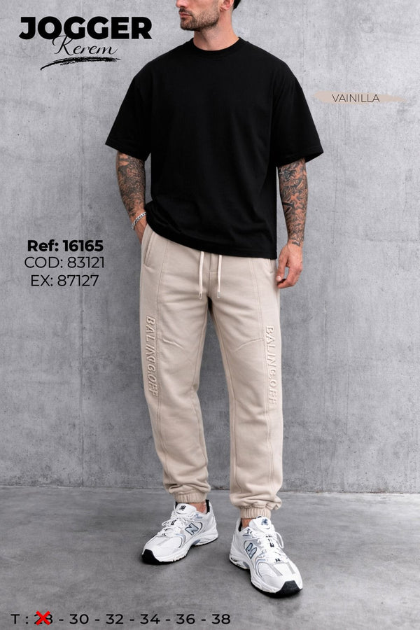 Jogger Karem Hombre Vainilla
