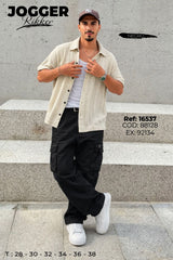 Jogger Rikker Hombre Negro