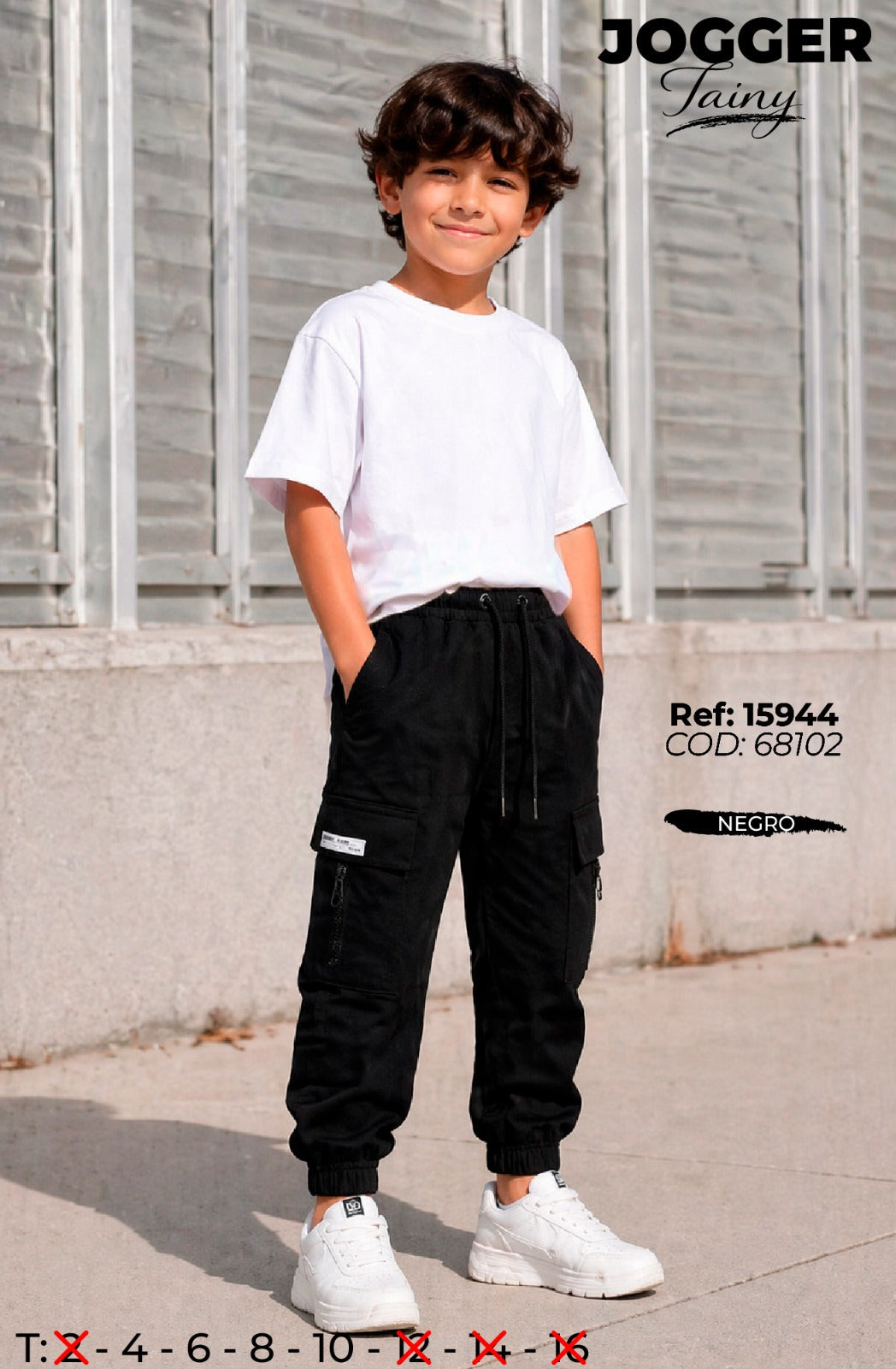 jogger tainy negro niño