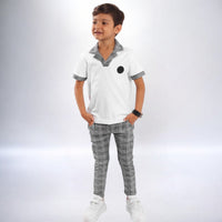Pantalon a cuadros para niño