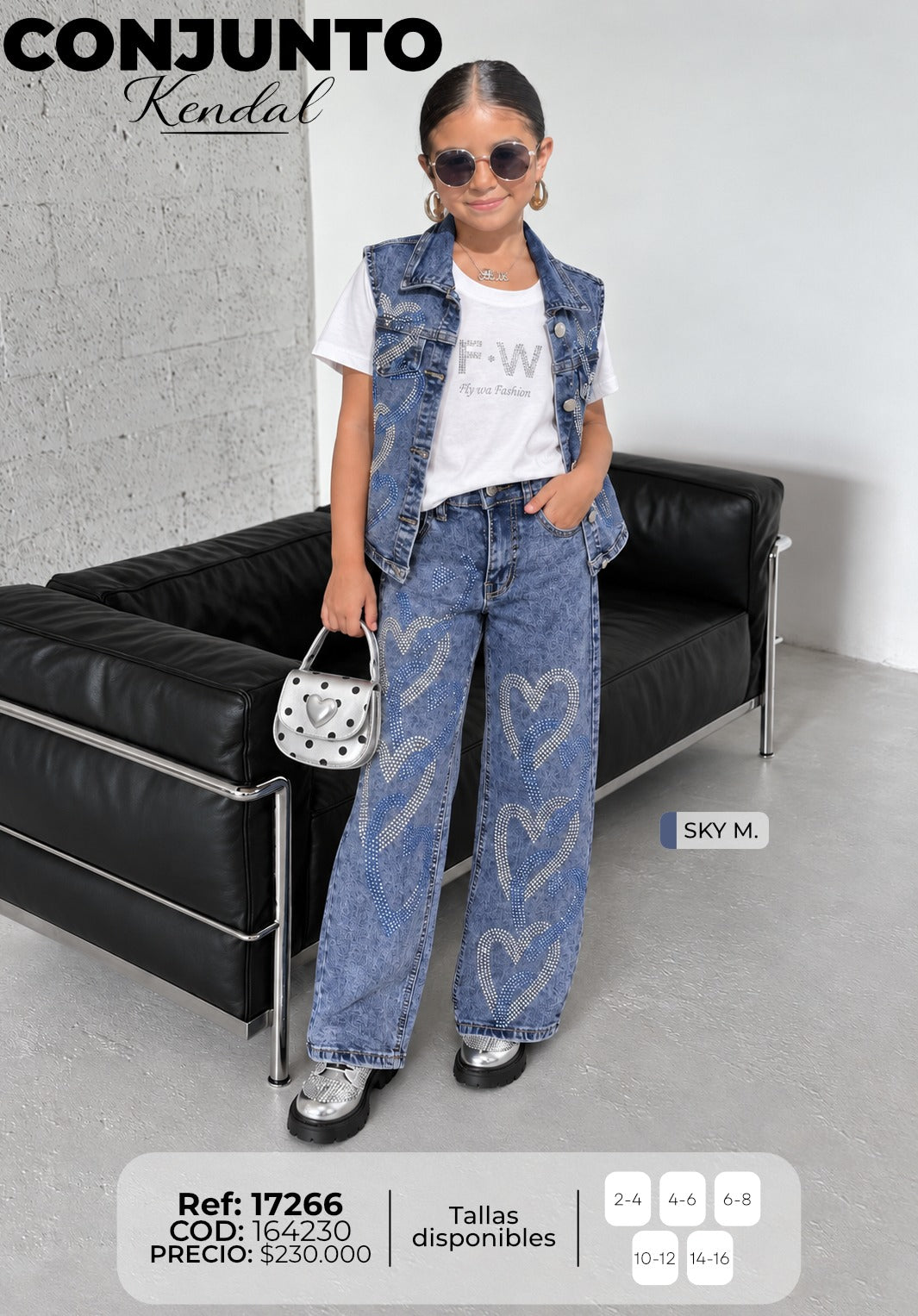 conjunto kendal niña