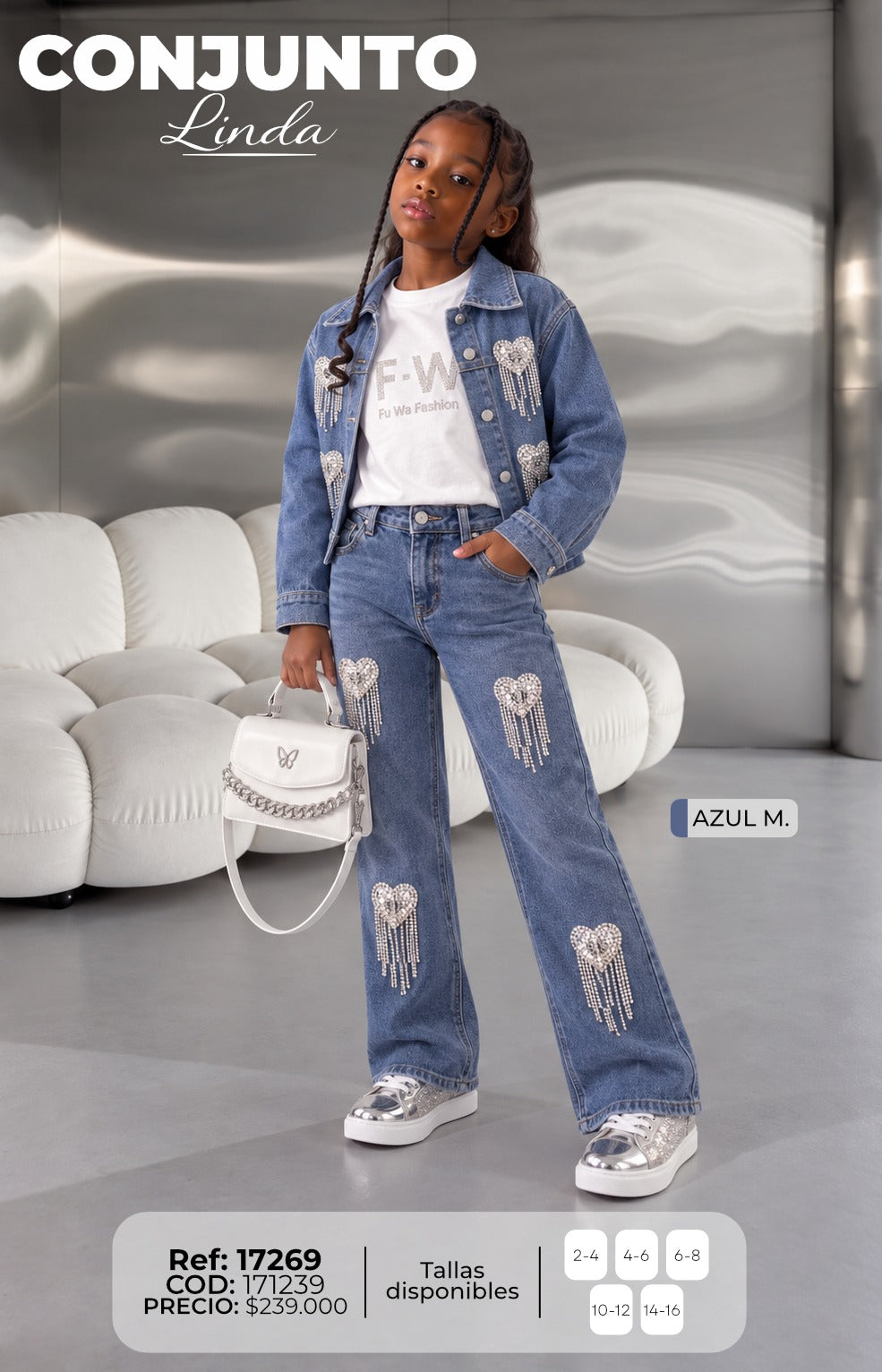 conjunto linda niña