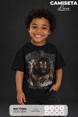 Camiseta lion niño