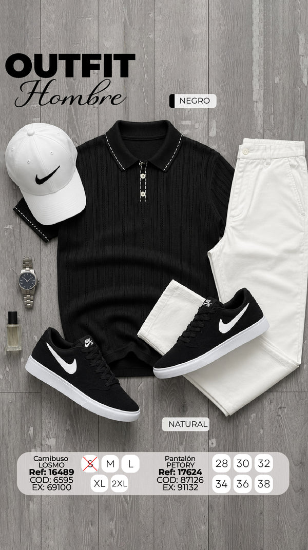 outfit losmo negro hombre