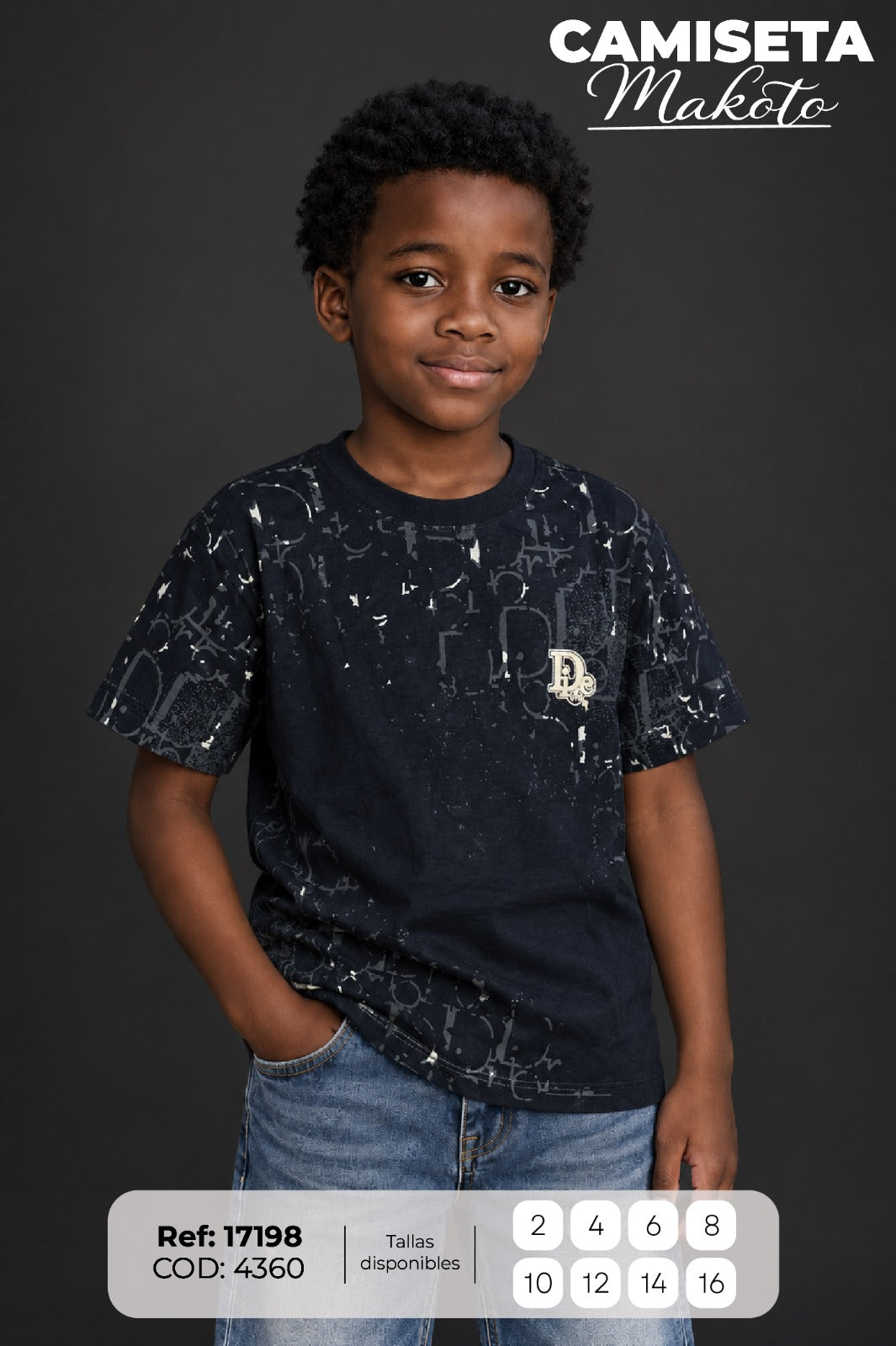 camiseta makoto niño
