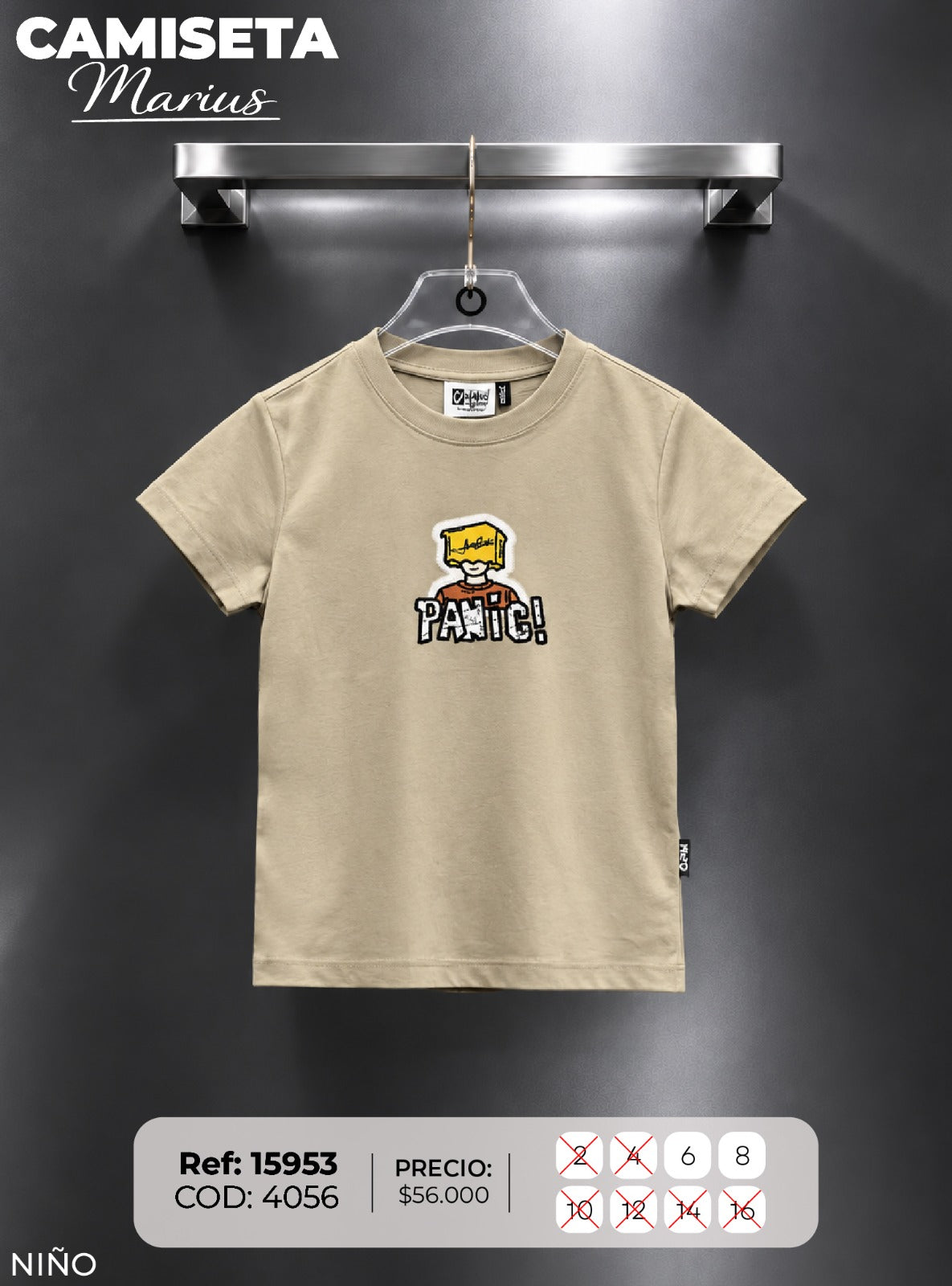camiseta marius 1 niño