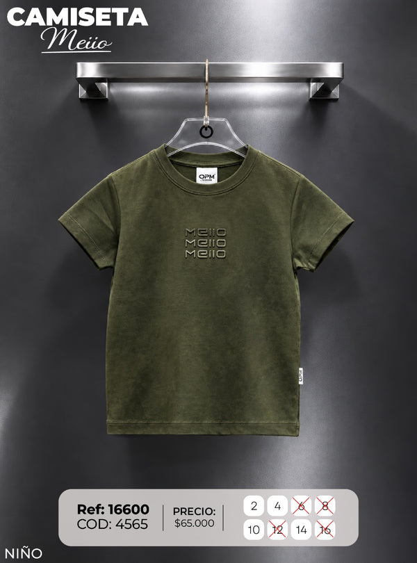camiseta meiio 1 niño