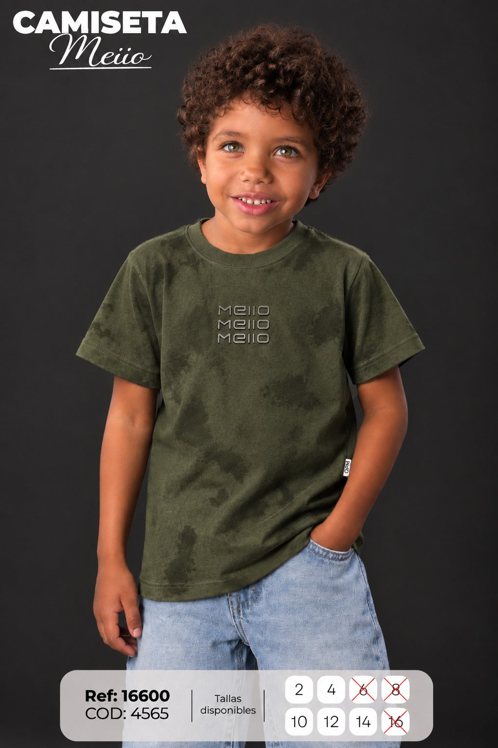 camiseta meiio niño