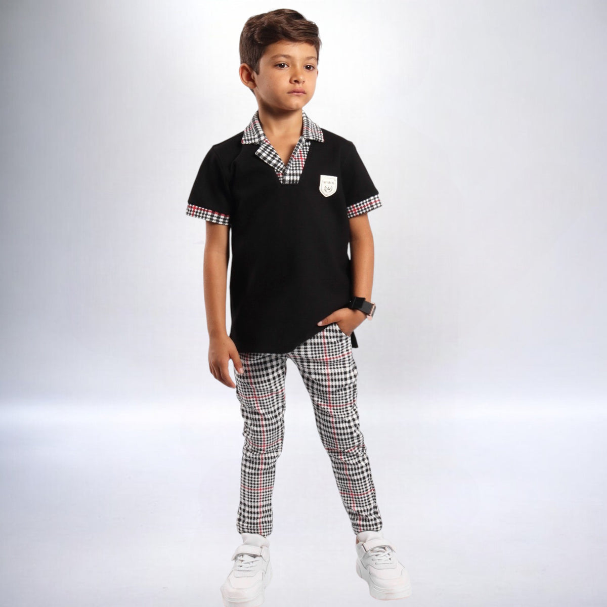 Pantalon a cuadros para niño