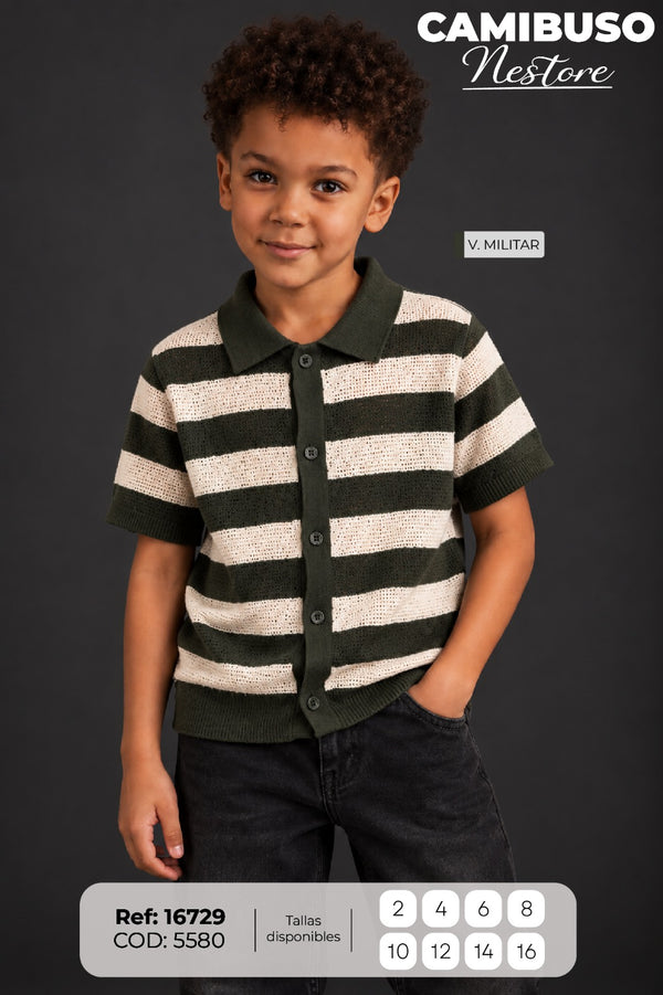 camibuso nestore v militar niño