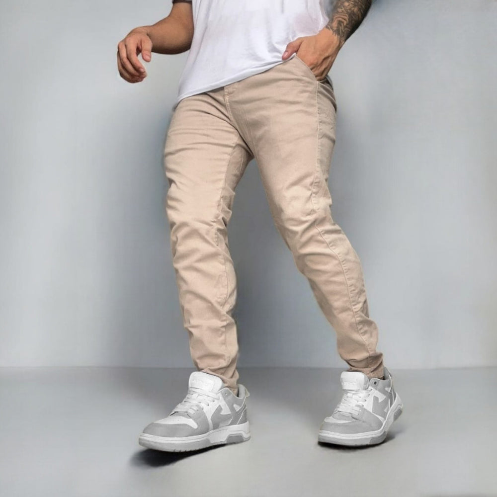 Pantalon drill hombre