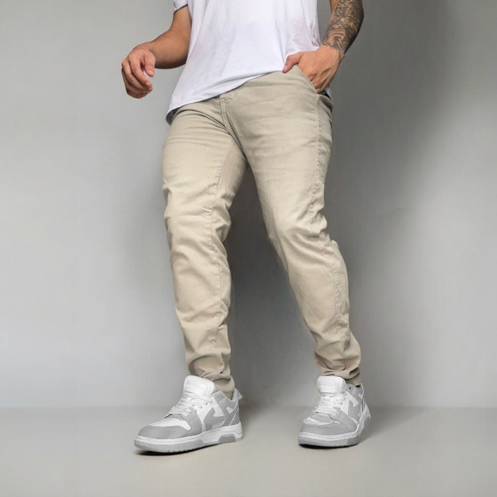 Pantalon drill hombre