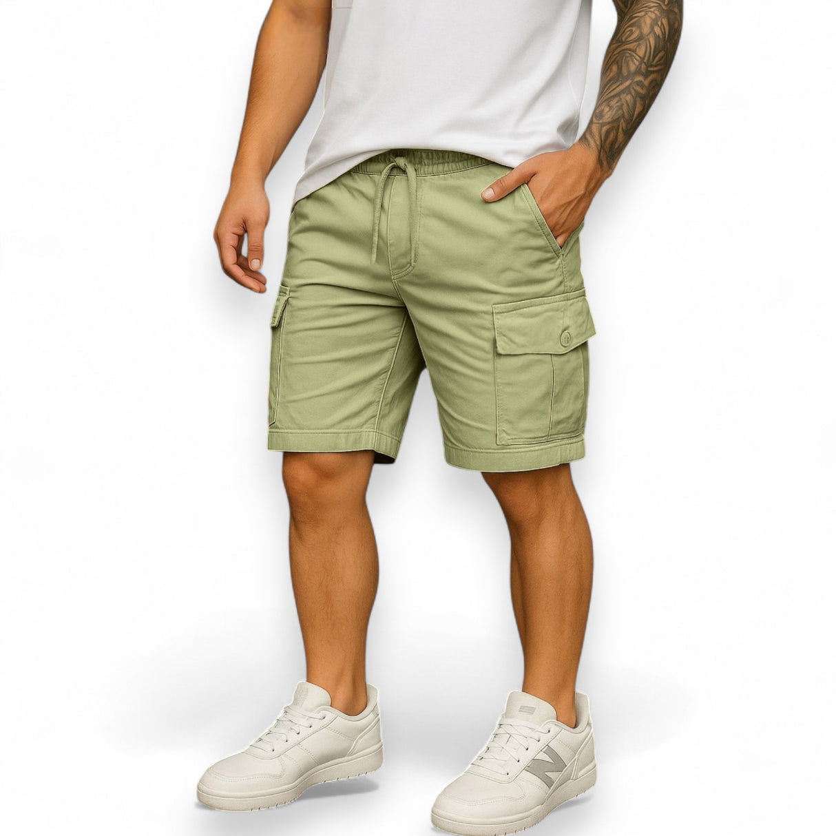 Bermuda cargo hombre