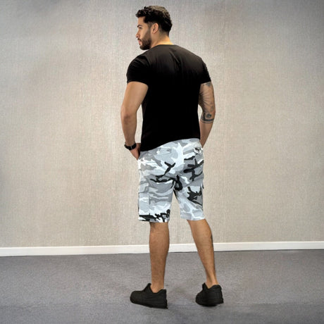 Bermuda cargo militar hombre