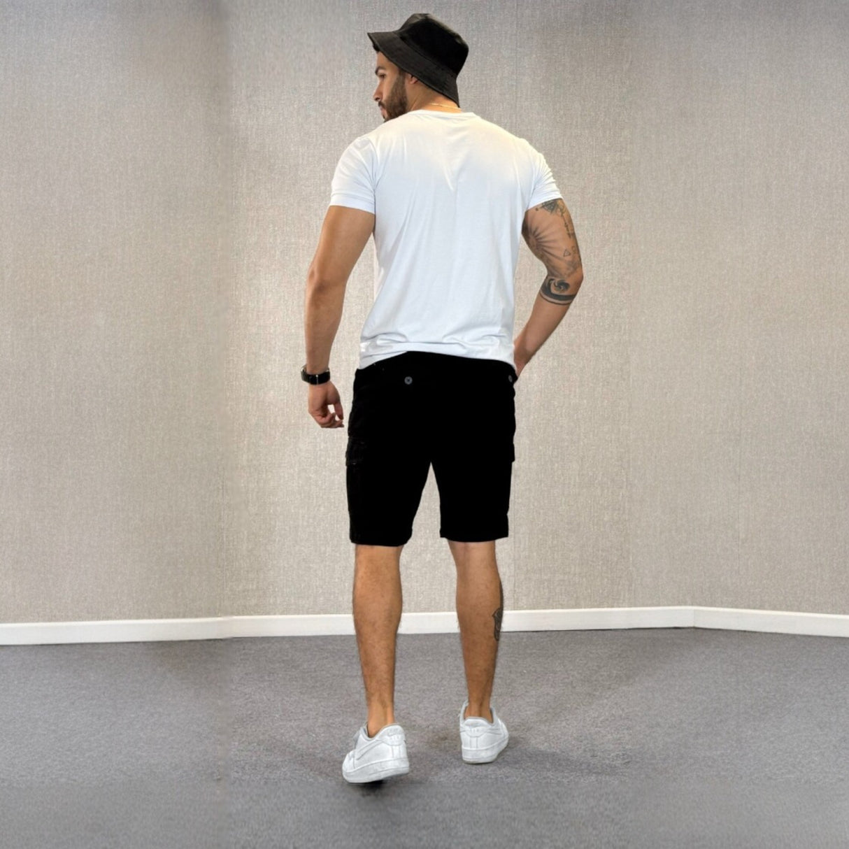 Bermuda cargo hombre