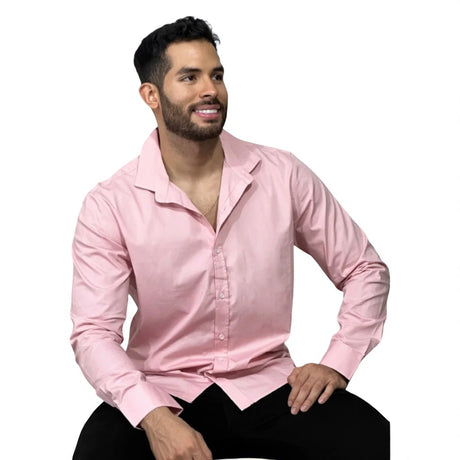 Camisa manga larga hombre