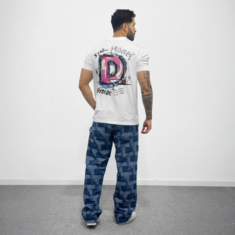 Jeans cuadrilu hombre