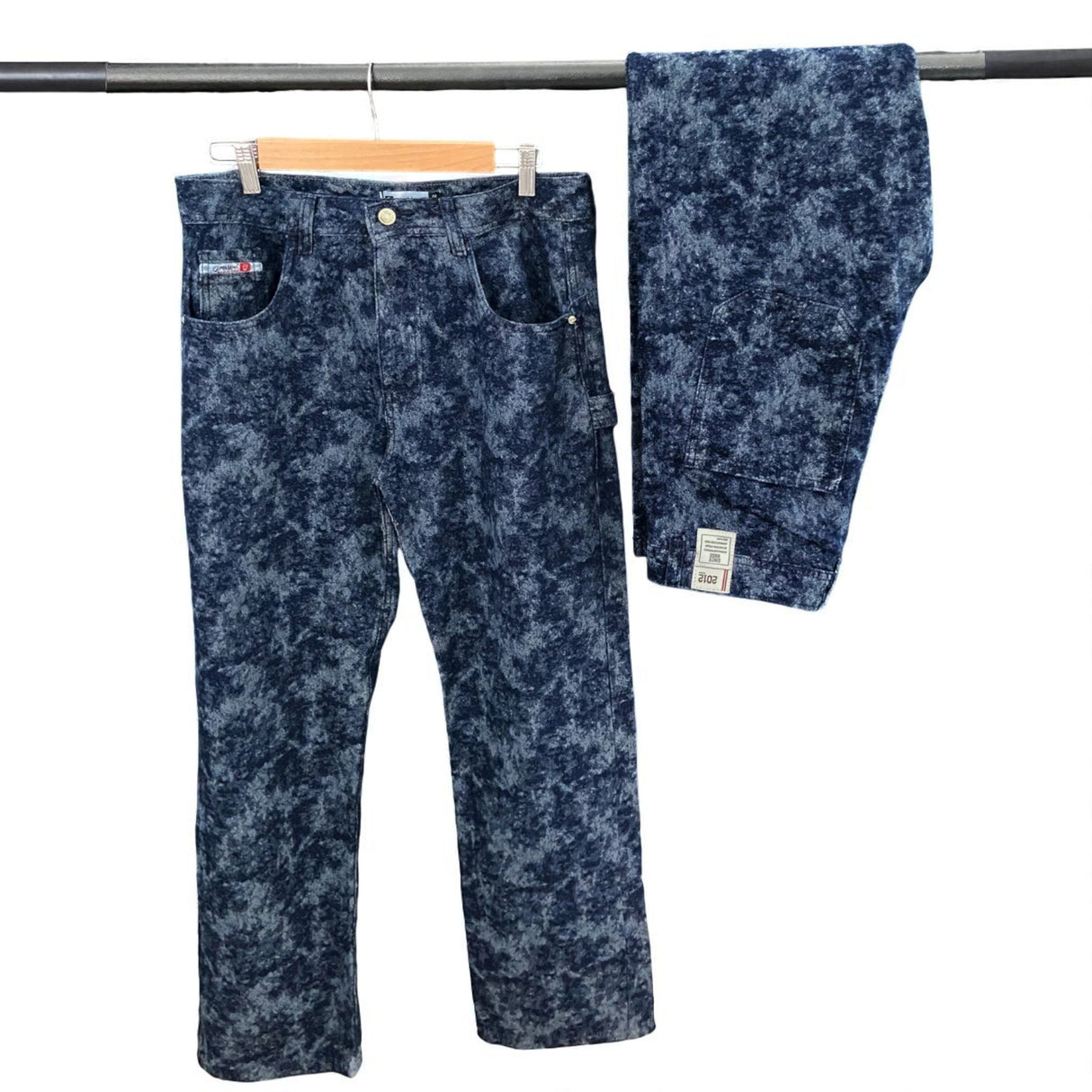 Jeans baggy manchelee hombre