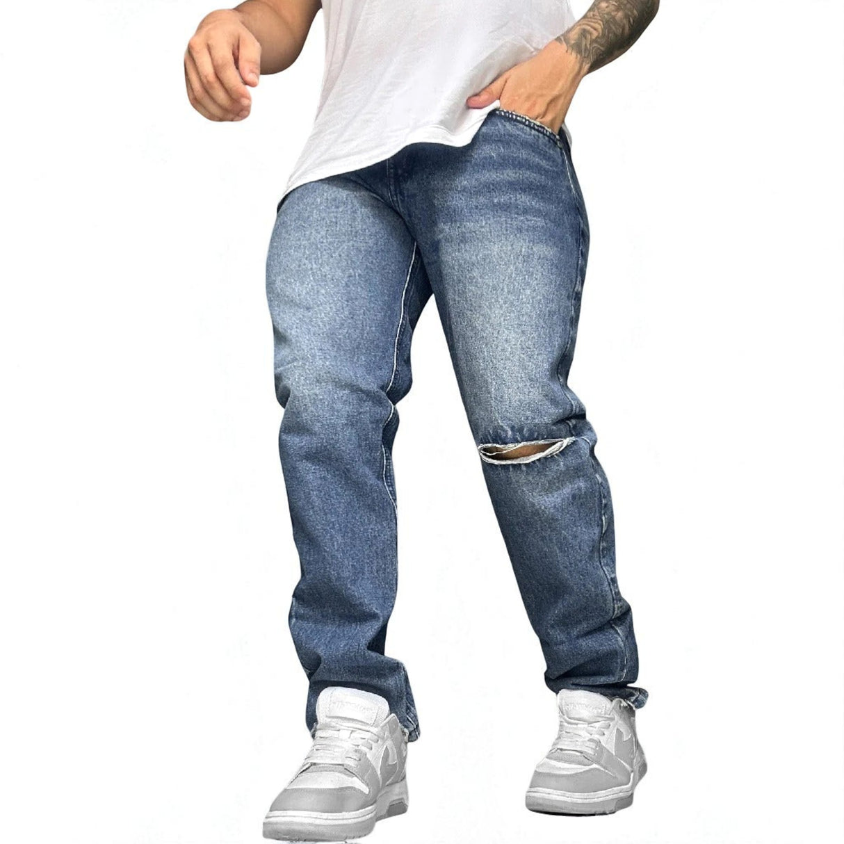 Jeans rigido hombre