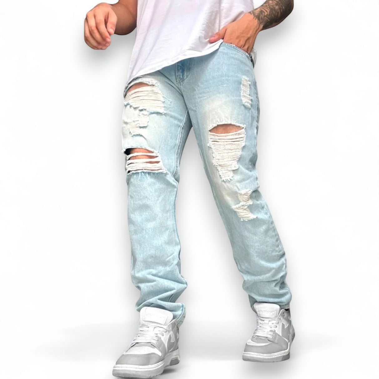 Jeans rigido  hombre